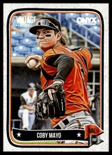 2024 Onyx Vintage Coby Mayo Baltimore Orioles #OVCOMA