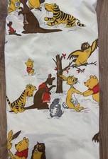 Vintage 1964 Walt Disney Productions Winnie The Pooh Cotton Crib Sheet 36  x 62  