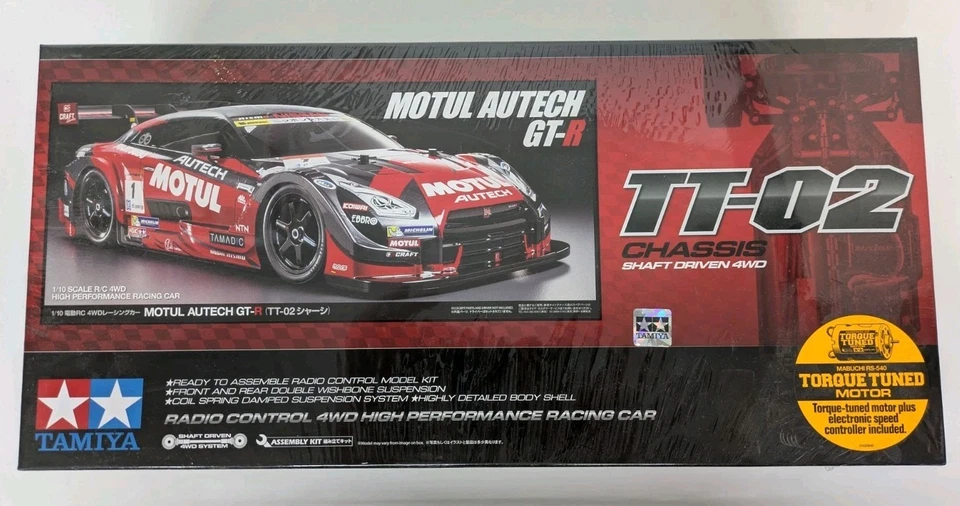 Tamiya 58625 MOTUL Autech Nissan GT-R TT-02 1:10 RC Bausatz - Bild 2 von 4
