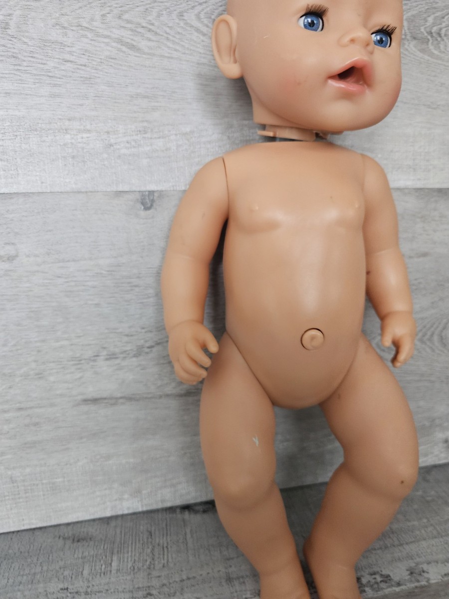 Original Zapf Creation Baby Born Doll Hard Body 2013 FOR PARTS Or
