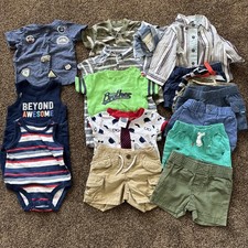 Lot Of 17 Baby Boy Clothing, Size 3 Months, 3-6 Months