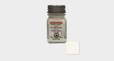 Testors 1/4 oz Flat White Enamel Paint 1168TT