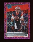 2020 Donruss Optic Pink Velocity #151 Joe Burrow Bengals RC Rated Rookie /79