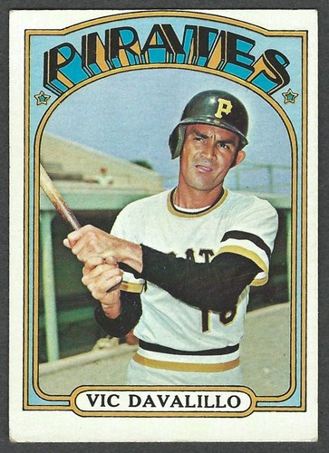 Vic Davalillo #785 1972 Topps card