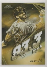 2019 Topps Fire Maximum Velocity Gold Minted JD Martinez #MV-15 4l3