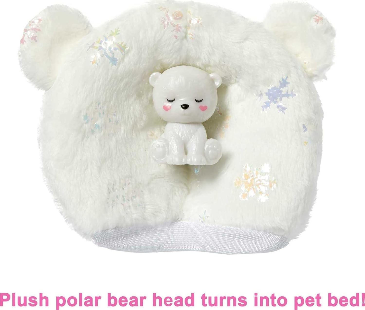Cutie Reveal Doll, Snowflake Sparkle Polar Bear Costume, 10 Surprises Includi...