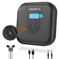 CD Player Portable, Bluetooth CD Player with Speakers and FM Transmitter, Rec...