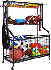 Garage Sports Equipment Organizer, Garage Ball Storage, Sports Gear Storage, Gar