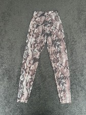 Offline By Aerie Real Me 7/8 Leggings Women s Snake Print High Rise Activewear