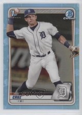 2020 Bowman Draft Chrome Sky Blue Refractor Trei Cruz #BD-11 4g3