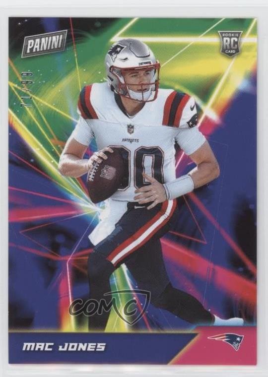 Mac Jones Panini NFL Player of the Day NFL Rookie Insert #RC3 Base