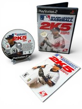 Major League Baseball 2K5 (Sony PlayStation 2, 2005) Untested CIB With Manual