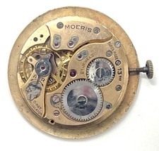 Mouvement Moeris Cal:13 Pour Pièce De Rechange Axe De Volant Cassé