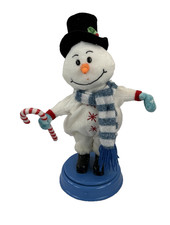 Gemmy Snowman Singing Dancing Hip Shaking Candy Cane I've Got The Power