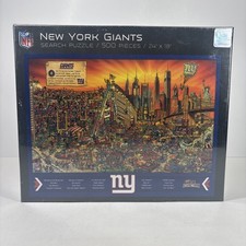 NFL New York Giants Joe Journeyman Puzzle Search- 500-piece 24”x18” USA Made