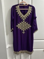 Purple Kaftan With Stunning Beading XL