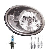 Halogen Scheinwerfer Links H4 Schwarz FüR VW Beetle Cabriolet Inklusive Lampen