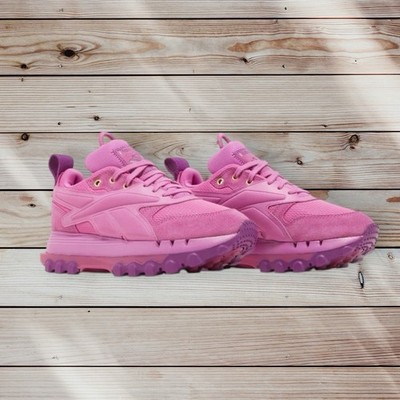 Reebok X Cardi B Classic Leather V2 Turnschuhe Schuhe Ultra Berry GW8875 Größe 5