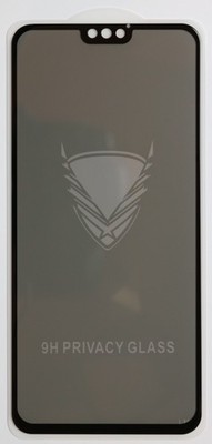 Huawei Honor 9X Lite Privacy Panzerschutz Glasfolie FullCover 10D 9H Schwarz Dis