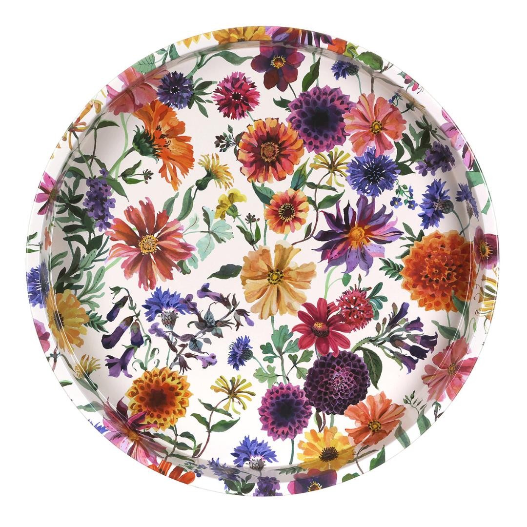 Round Serving Tray 30cm Emma Bridgewater Garden Flowers Decorative