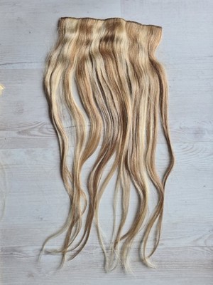 Blonde Tresse Clips Echthaar Extensions