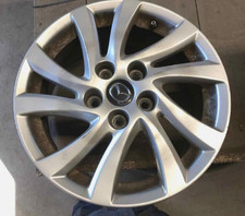 20122013 Mazda 3 16x6 Alloy Wheel Rim 10 Spokes Silver Factory Oem