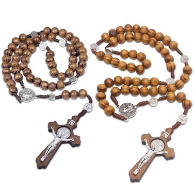Christian Catholic Rosaries Necklace, Prayer Beads Gift For Women Men Unisex