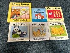 Rod Campbell Lift Flap Books Bundle x 6 Oh Dear!, ABC  Zoo, Farm 123 , Presents