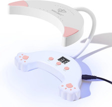 UV LED Nail Lamp, Gooseneck UV Light for Gel Nails, 48 W Nail Light for Gel Poli