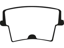 For 2005-2010 Chrysler 300 Brake Pad Set Rear EBC 72875SPRG 2006 2007 2008 2009