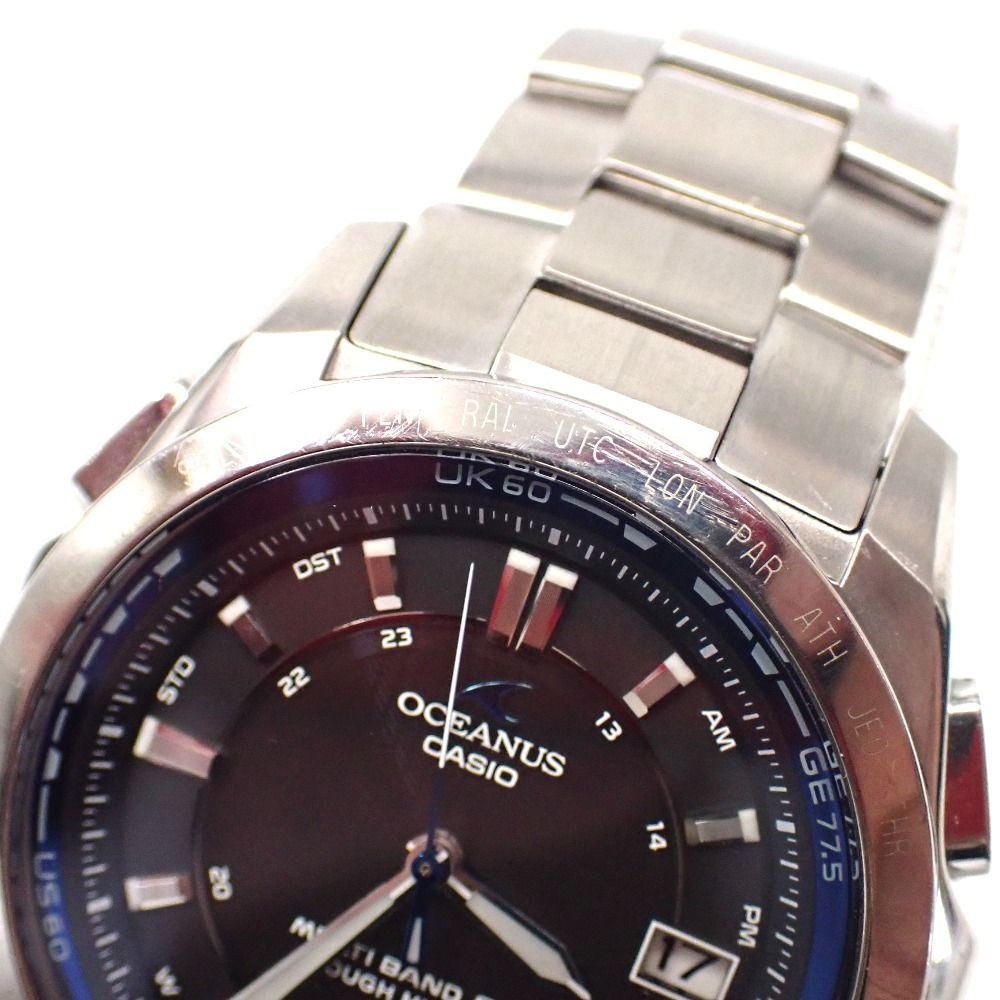 CASIO OCEANUS OCW-T100 Black Dial Men's Analog From Japan | eBay