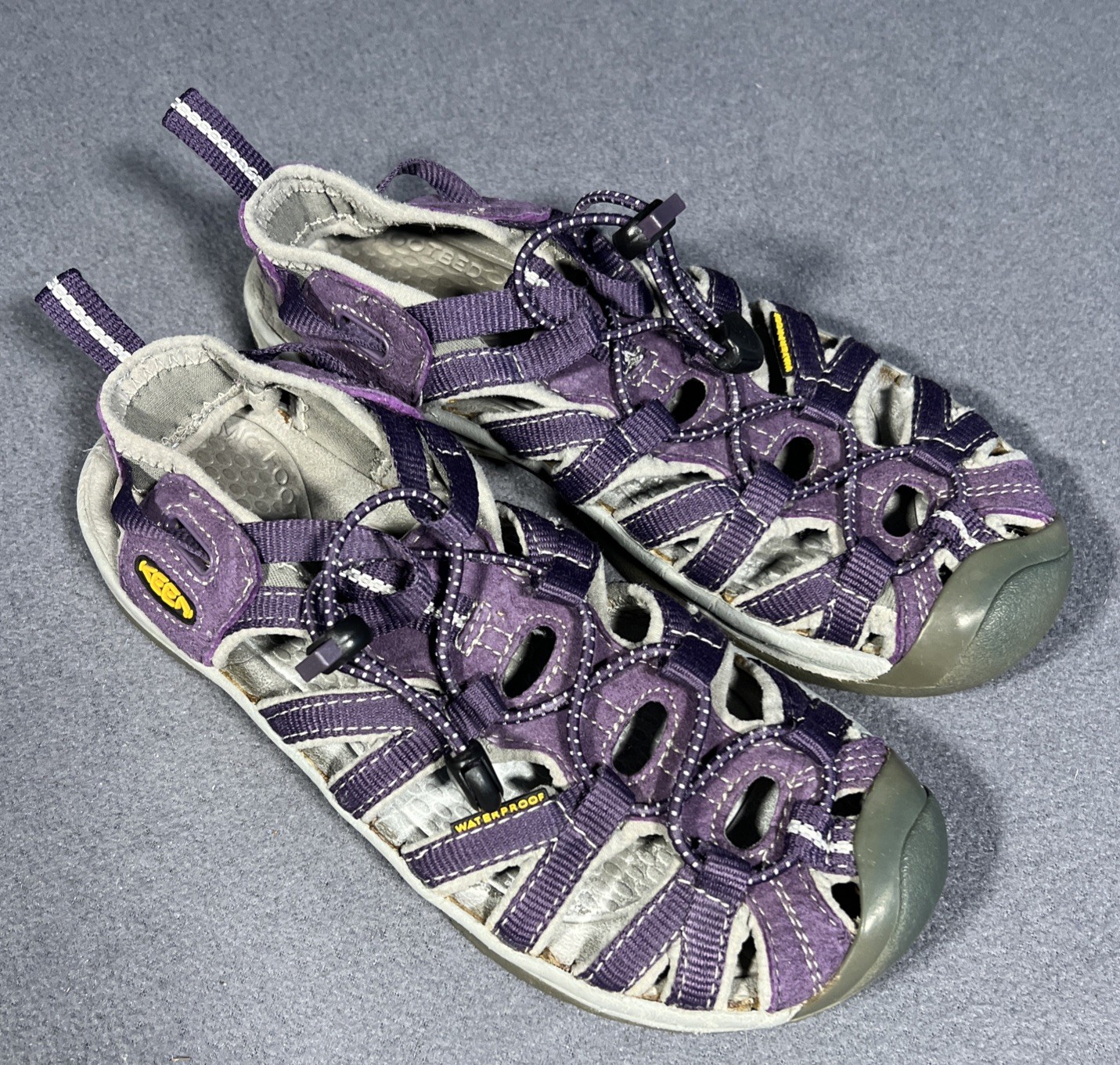Keen Whisper Sandali Scarpe Donna ~6 6 5 Viola Impermeabili Escursioni Camp *LEGGI*