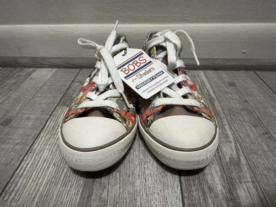 Skechers BOBS Utopia Dogs Low Top Sneakers Women's Size 8 Best Friends Animal - Image 2 of 4