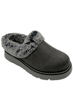 Skechers Women's Bobs Keepsakes Lite Slippers Cozy Blend Charcoal