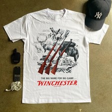 RETRO WINCHESTER 'BIG GAME' 90'S GRAPHIC UNISEX T-SHIRT S-4XL