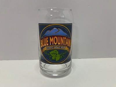 Blue Mountain Brewery Afton Virginia 16oz Beer Can Drinking Glass