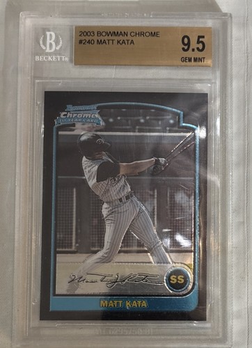 2003 Bowman Chrome Matt Kata #240 card