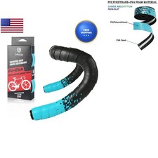 JHFXLQQ Bike Bar Tape for Road Bike - Teal