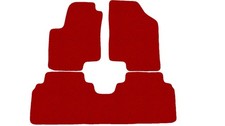Basic Tappetini per Kia Venga 2009-2019 Rosso Tappeti