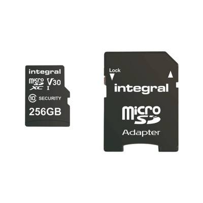 Integral 256GB MicroSD Card for Security Camera