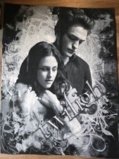 Original Y2K Twilight Saga Fleece Throw Blanket Edward Bella NECA SUMMIT FLAW 