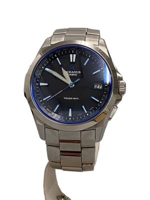 CASIO Men's Watch Solar Analog Stainless Steel Silver SS 0CW-S100 Used