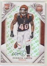 2015 Panini Crown Royale Rookie Retail Jersey Number 16/40 Derron Smith #130 a8x