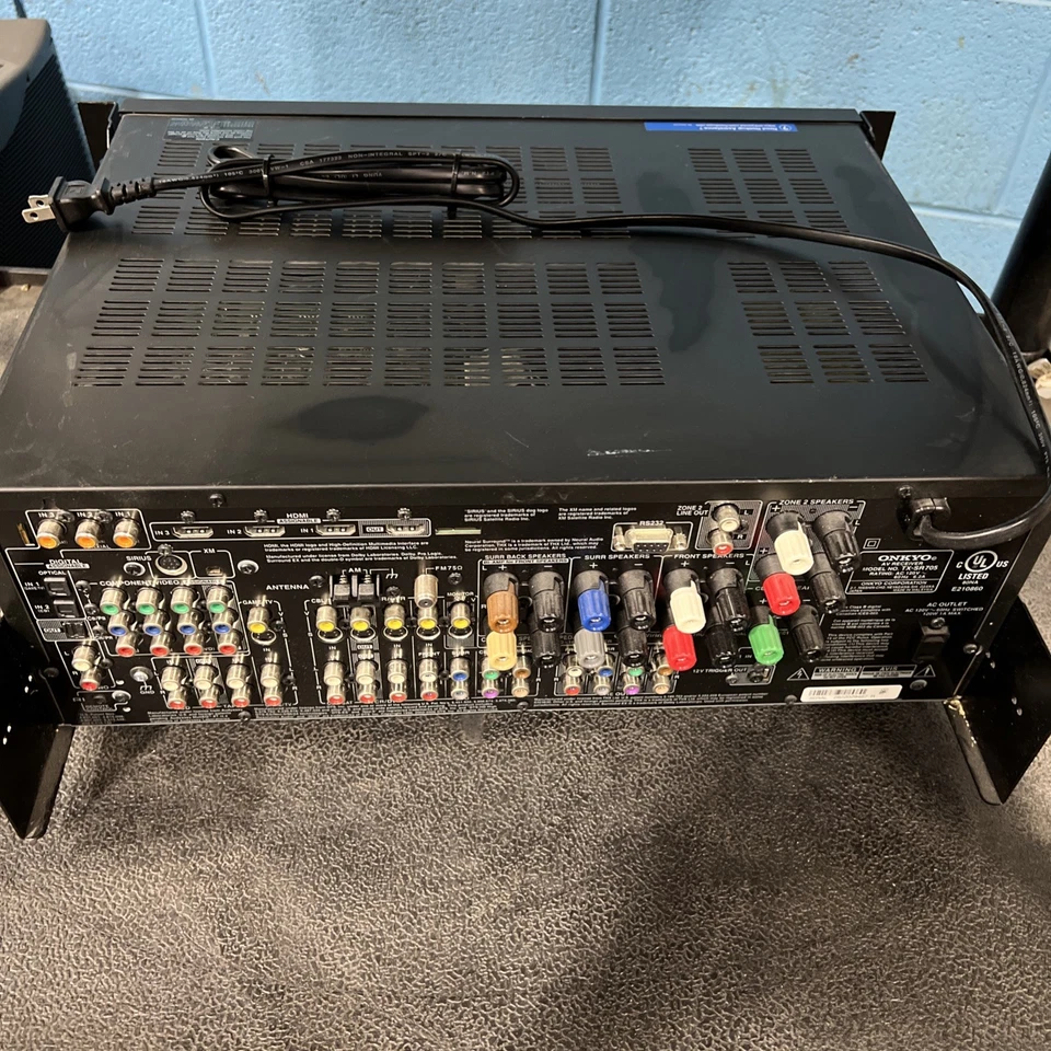 Onkyo TX SR705 7.1 Channel 700 Watt Receiver - Image 4 of 4