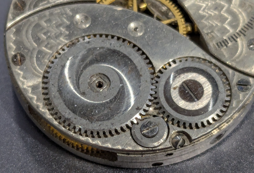 Antique 1918 Elgin Grade 463 Pocket Watch Movement for Parts/Repair 3/0s 7j - Picture 2 of 6