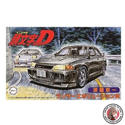 NEW Fujimi Model 1/24 Initial D Series No.9 Lancer Evolution III Kyoichi Sudo