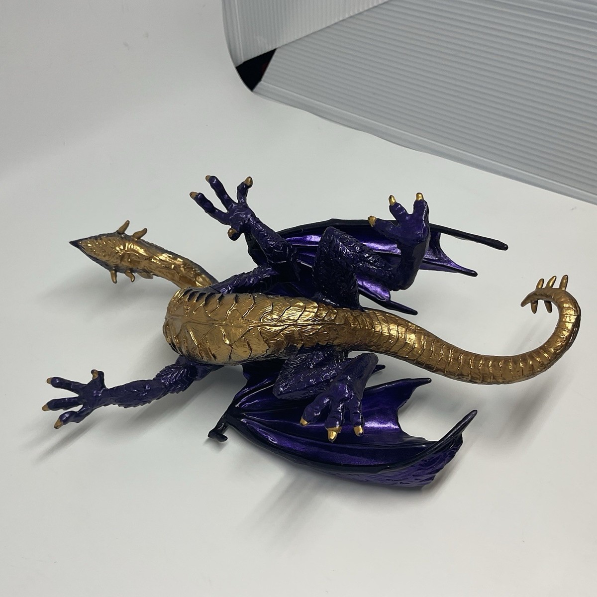 Safari Ltd Midnight Moon Dragon Purple and Gold Mythical Fantasy