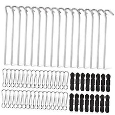 Inflatable Yard Stakes for Inflatables, Metal Tent Stakes Heavy Duty and 5 64