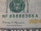 7 of a Kind Lucky 8s Fancy Serial Number $20 Dollar Bill — photo 2