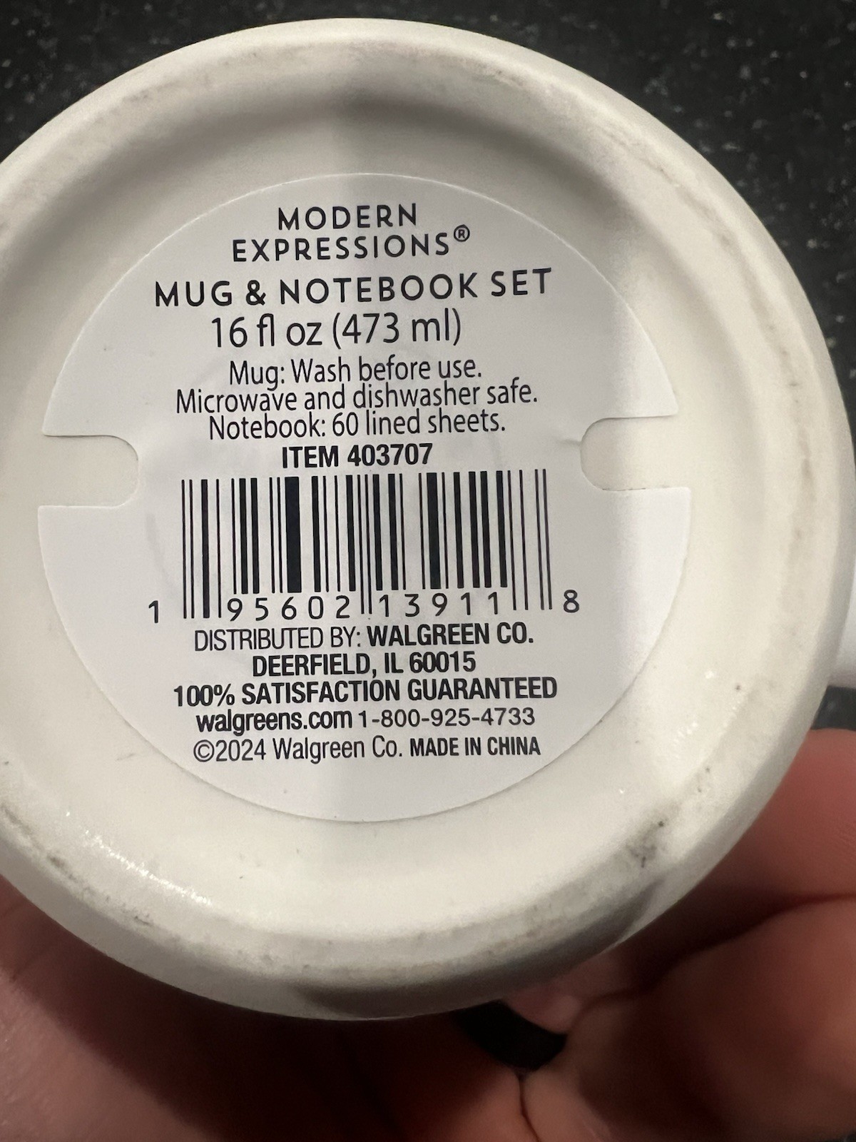 Work For What You Want Mug And Notebook Set, Modern Expressions